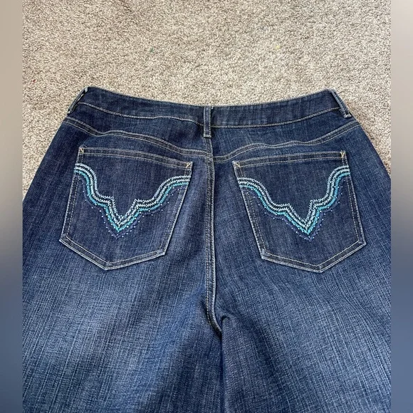 Talbots high rise straight leg jeans with stretch size 8 short - Picture 2 of 8